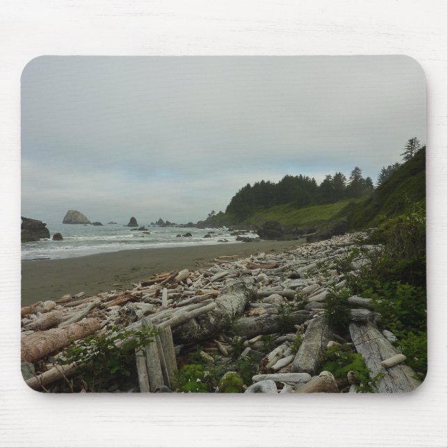 Mousepad Praia Escondida I no Parque Nacional Redwood (Frente)
