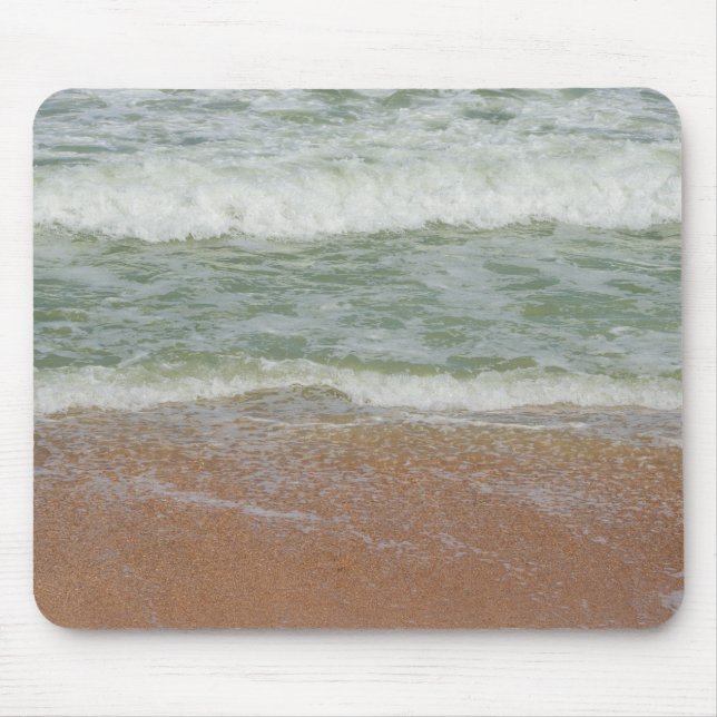Mousepad Praia: Férias Tropicais de Surfs Pacíficos (Frente)