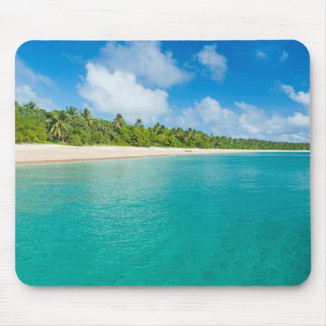 Mousepad Praia ladeada por palmeiras, Tonga (Frente)