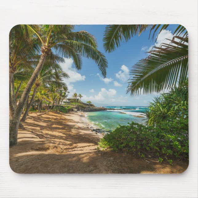 Mousepad Praia | Maui da angra de Kuau, Havaí (Frente)