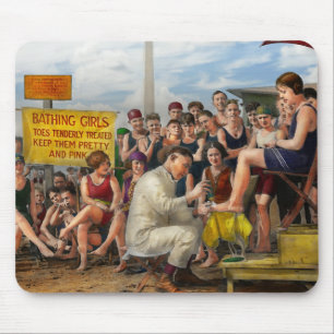 Mousepad Praia - os dedos do pé trataram macia 1922