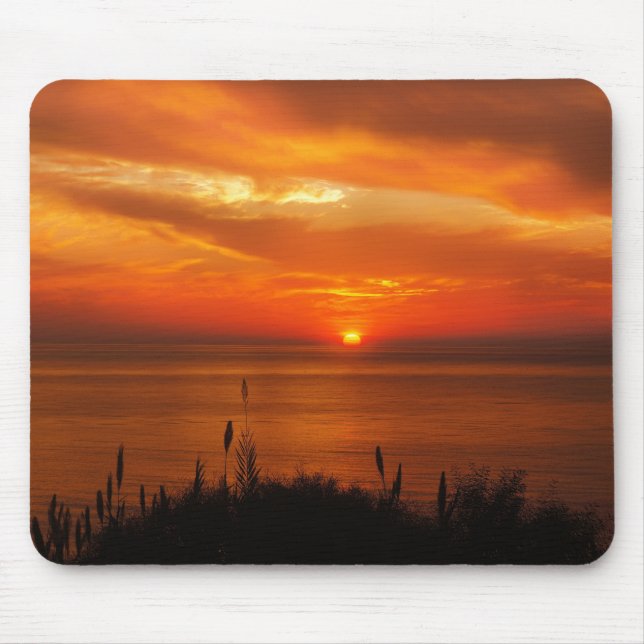 Mousepad Praia personalizada do por do sol (Frente)