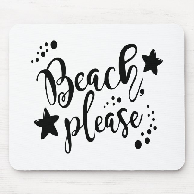 Mousepad Praia, por favor (Frente)