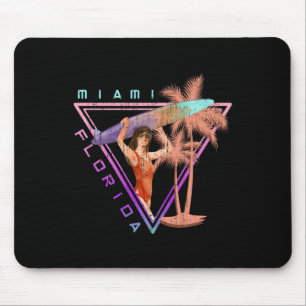 Mousepad Praia Sul Surfe Surfista Miami Férias de Verão