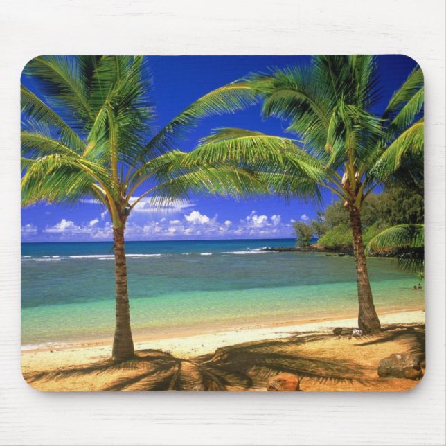 Mousepad praia tropical (Frente)