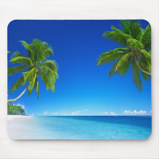 Mousepad Praia Tropical do Mouse (Frente)