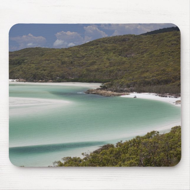 Mousepad Praia Whitehaven, Hill Inlet, Tounge Point, (Frente)
