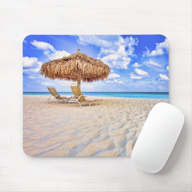 Mousepad Praias Tropicais | Aruba Sandy Beach (Com mouse)