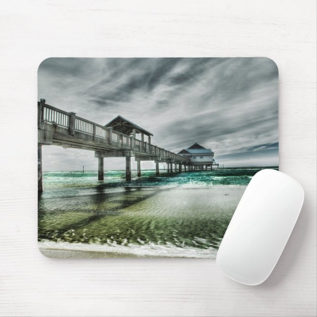Mousepad Praias Tropicais | Clearwater Florida (Com mouse)