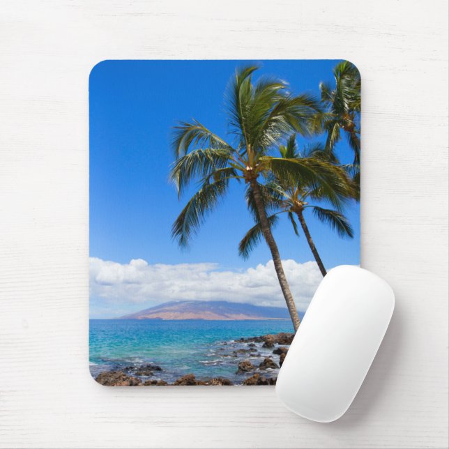 Mousepad Praias Tropicais | Ilha Maui Hawaii (Com mouse)
