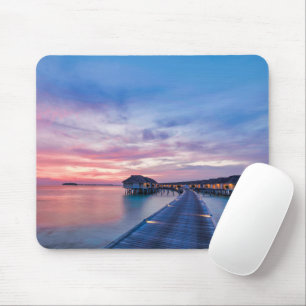 Mousepad Praias Tropicais Maldivas Bungalows