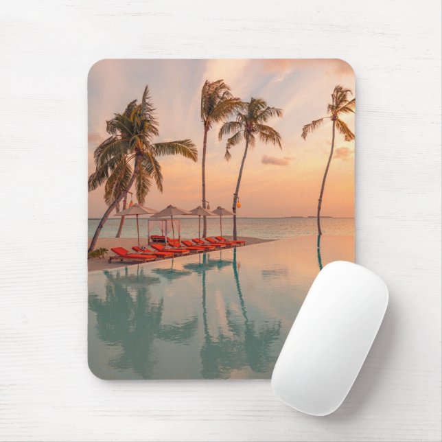 Mousepad Praias Tropicais | Maldivas Tropical Beach & Pisci (Com mouse)