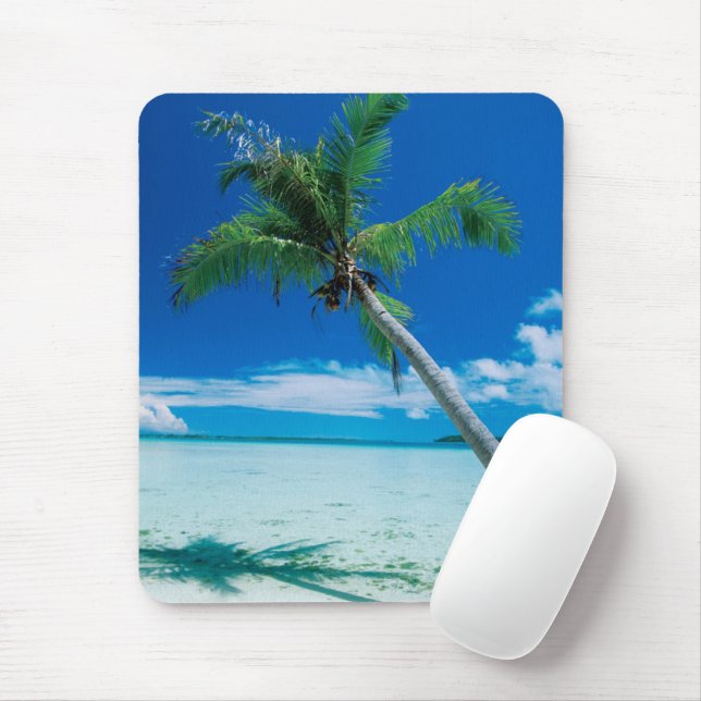Mousepad Praias Tropicais | Praia Motu Tofari, Bora Bora (Com mouse)
