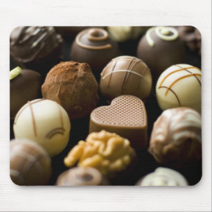 Mousepad Pralines deliciosos do chocolate