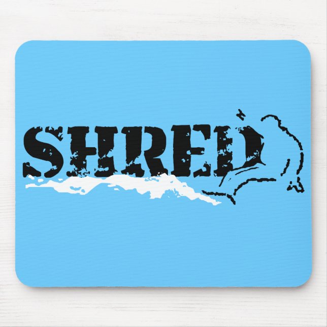 Mousepad prancha de neve. rasgar. (Frente)