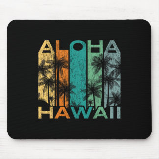 Mousepad Prancha de Surf Vintage Aloha Havaí 