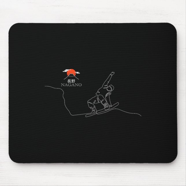 Mousepad Pranchas de Neve Nagano (Frente)