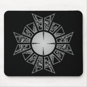 Mousepad Prata da estrela da lamentação