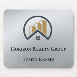 Mousepad Prata de Glamor | Imobiliário Preto e Branco