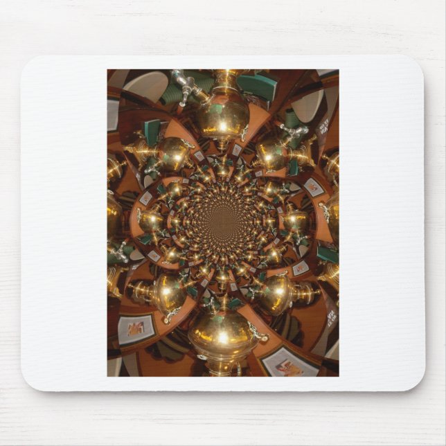 Mousepad Prata e Dourado (Frente)