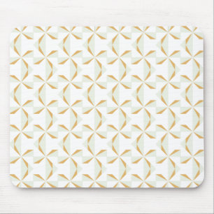 Mousepad Prata e pinrodas Douradas