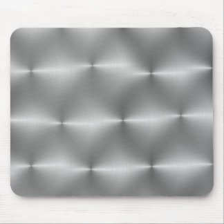 Mousepad prata handbrushed