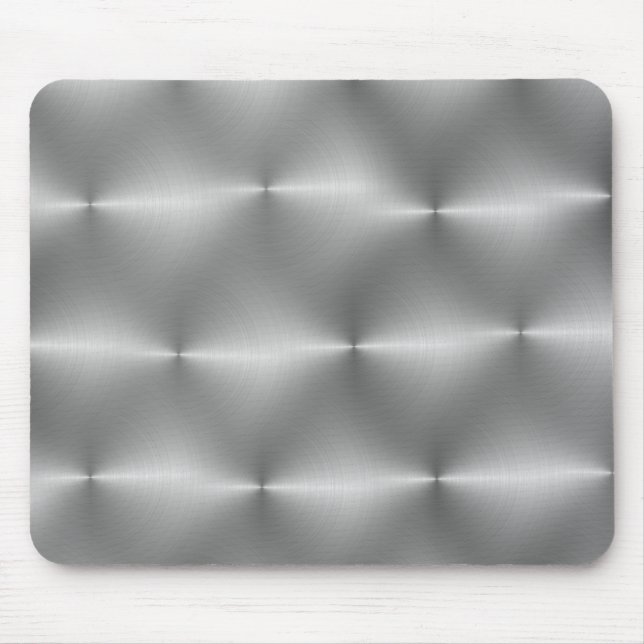 Mousepad prata handbrushed (Frente)