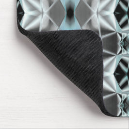 Mousepad Prata pálida para limpar o formato azul no estilo 