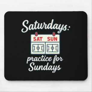 Mousepad Prática De Sábado Para O Romance Do Pai De Futebol