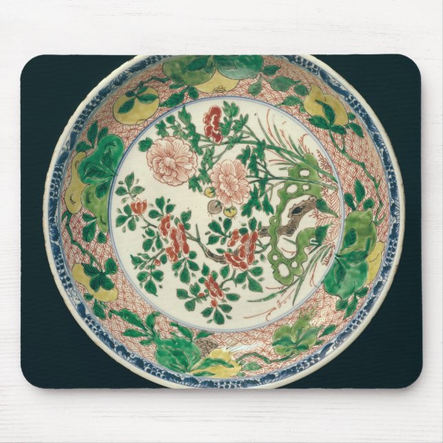 Mousepad Prato com a decoração do verte do famille (Frente)