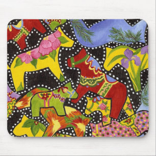 Mousepad Prato de Dala Horses
