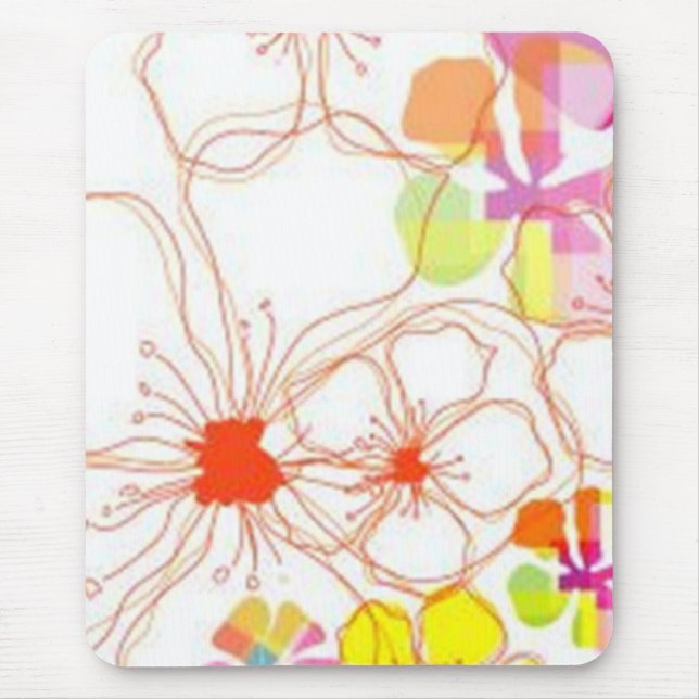 Mousepad Prato de flores (Frente)