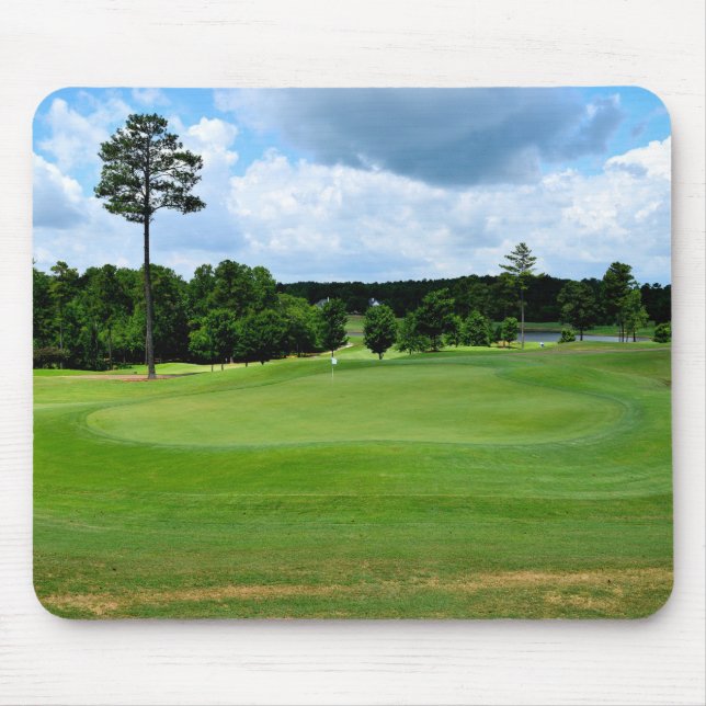 Mousepad Prato de paisagem do campo de golfe (Frente)