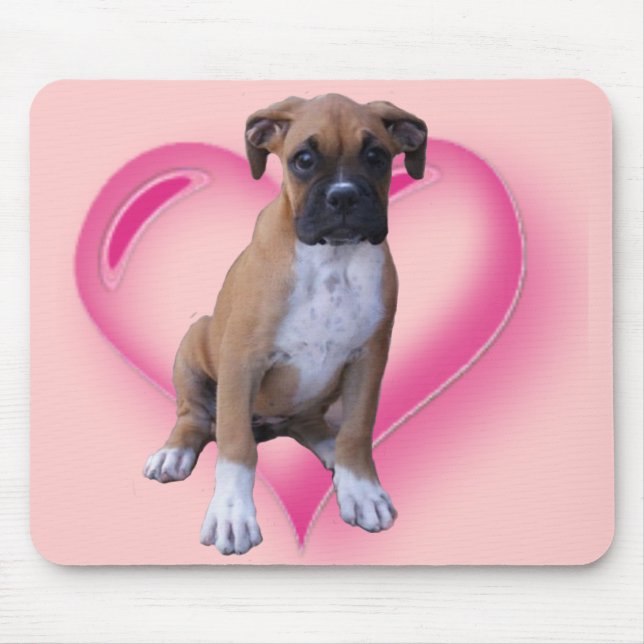Mousepad Prato-do-cachorro-boxer (Frente)