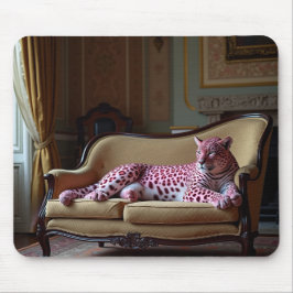 Mousepad Prato-do-leopardo rosa