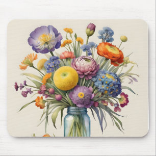 Mousepad Prato floral lindo