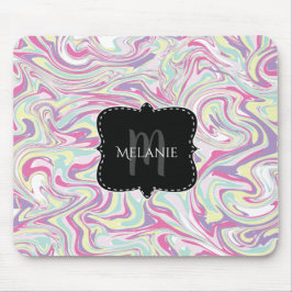 Mousepad Prato Personalizado Pad Água Mármore Pavimentos de