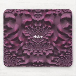 Mousepad Prato rosa e roxo 3D da ASHER