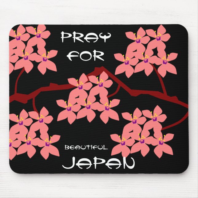 MOUSEPAD PRAY FOR BONITA JAPÃO (Frente)