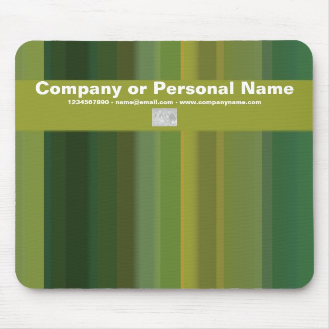 Mousepad Prazer amarelo do verde limão - customizável (Frente)