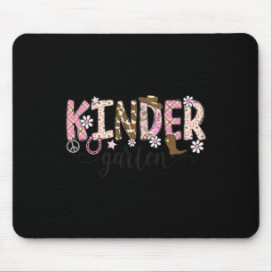 Mousepad Pré-Escola Cowgirl Ocidental Professora Volta às A