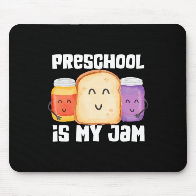 Mousepad Pré-escola É Geleia De Amendoim E Professor De Gel (Frente)