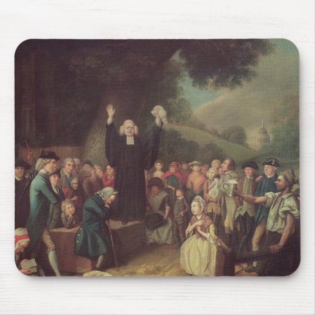 Mousepad Preaching de George Whitefield (Frente)