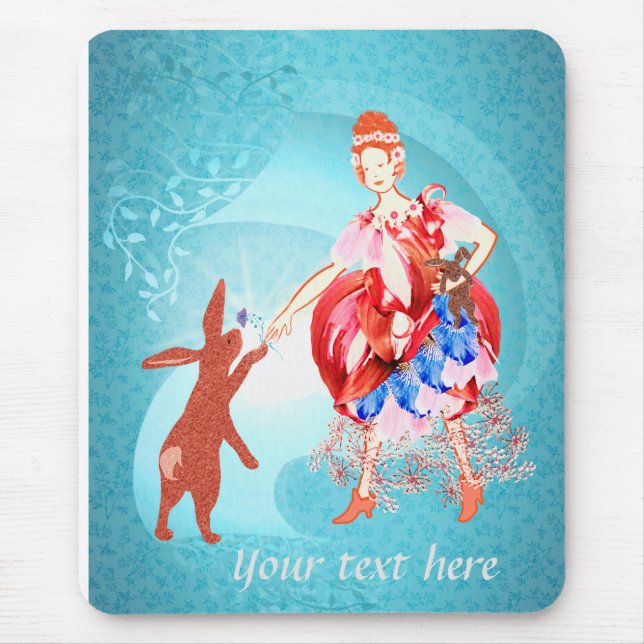 Mousepad Precioso Friendship Hare Princess (Frente)