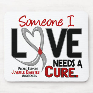 Mousepad PRECISA t-shirt & presentes de um DIABETES JUVENIL