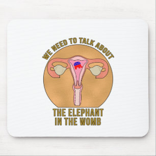 Mousepad Precisamos conversar sobre o elefante na Womb