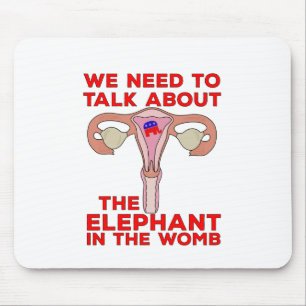Mousepad Precisamos conversar sobre o elefante na Womb
