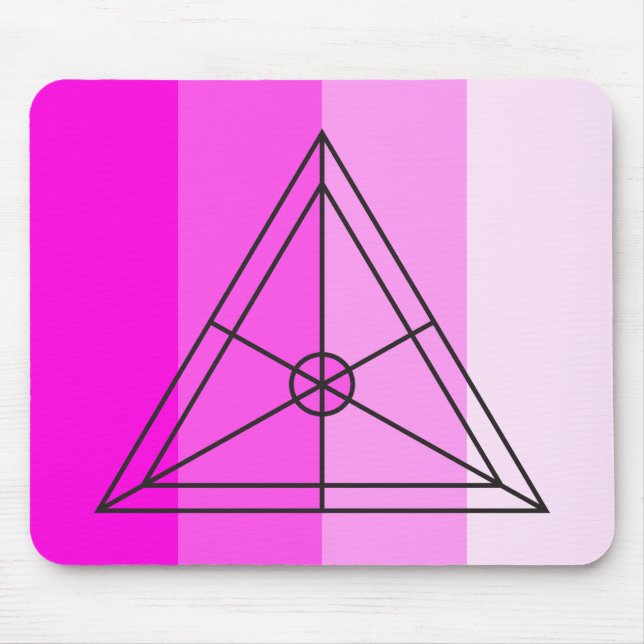 Mousepad Precisão cor-de-rosa: Escritórios Inspirados em Ca (Frente)