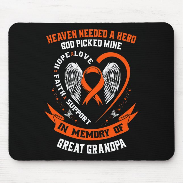 Mousepad Precisava De Um Herói Que Deus Pegou A Leucemia Do (Frente)