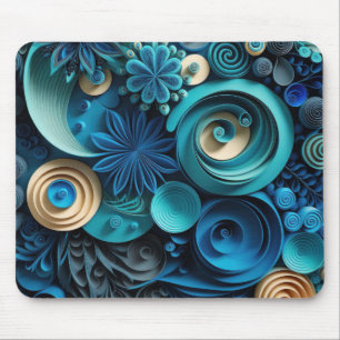 Mousepad Preenchimento de Papel Azul